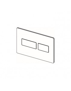 Placca di comando per wc Tece serie Tecesolid bianco opaco - Kallea 2