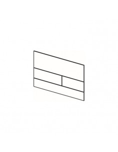 Placca di comando per wc Tece serie Tecesquare bianco opaco - Kallea 2