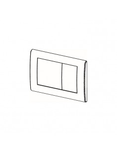 Placca di comando per wc Tece serie Teceplanus acciaio inox spazzolato - Kallea 2