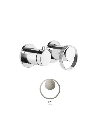 Miscelatore a parete Gessi serie Anello doccia cod.63380 esterna cod.54073 incasso 2 vie - Kallea