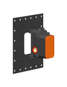 Miscelatore a parete Gessi serie Anello bagno-doccia cod.63377 esterna cod.44673 incasso 2 vie - Kallea 2