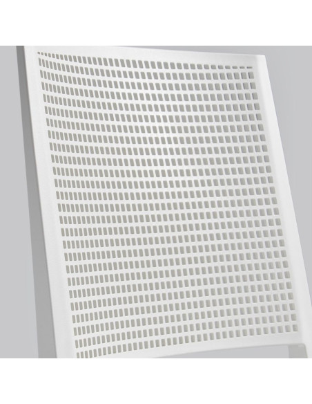 Sedia Grid polipropilene bianca - Kallea