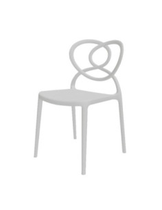 Sedia Lovely polipropilene bianca - Kallea 2