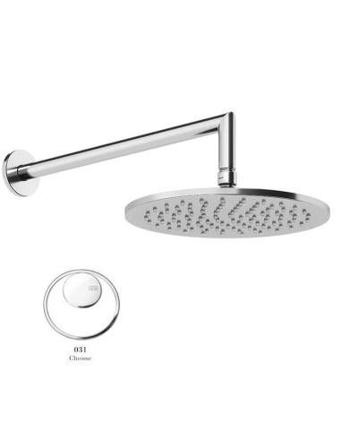 Soffione a Parete Gessi Orientabile Serie Anello cod.63348 - Kallea