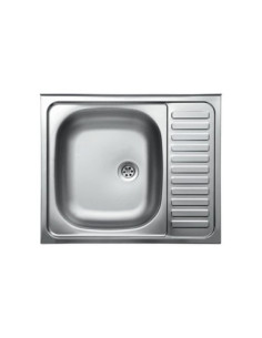 Lavello 60x50 appoggio monostampo 117 gocciolatoio destro - Kallea