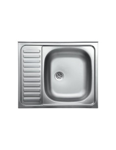 Lavello 60x50 appoggio monostampo 117 gocciolatoio sinistro - Kallea