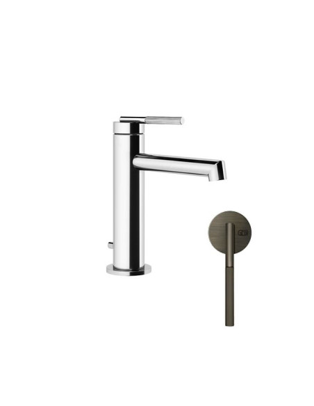 Miscelatore lavabo Gessi serie ingranaggio cod.63501 con scarico e flessibile di collegamento - Kallea