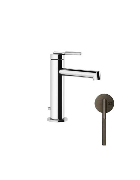 Miscelatore lavabo Gessi serie ingranaggio cod.63501 con scarico e flessibile di collegamento - Kallea