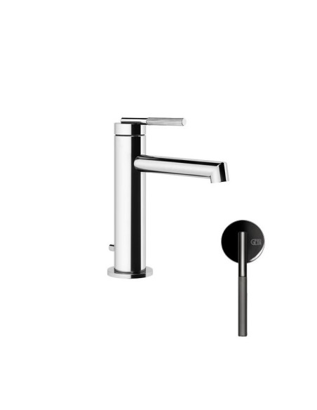 Miscelatore lavabo Gessi serie ingranaggio cod.63501 con scarico e flessibile di collegamento - Kallea