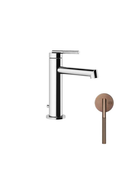 Miscelatore lavabo Gessi serie ingranaggio cod.63501 con scarico e flessibile di collegamento - Kallea