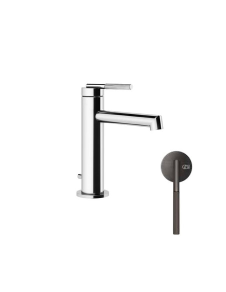 Miscelatore lavabo Gessi serie ingranaggio cod.63501 con scarico e flessibile di collegamento - Kallea