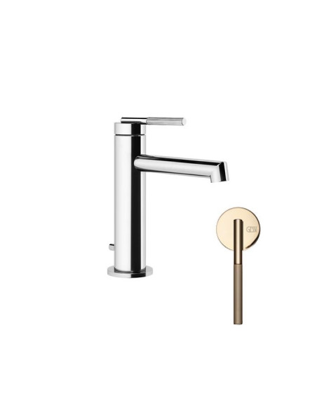 Miscelatore lavabo Gessi serie ingranaggio cod.63501 con scarico e flessibile di collegamento - Kallea