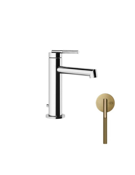 Miscelatore lavabo Gessi serie ingranaggio cod.63501 con scarico e flessibile di collegamento - Kallea