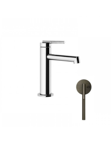 Miscelatore lavabo Gessi serie ingranaggio cod.63502 senza scarico con flessibile di collegamento - Kallea