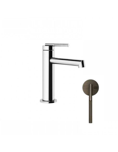 Miscelatore lavabo Gessi serie ingranaggio cod.63502 senza scarico con flessibile di collegamento - Kallea