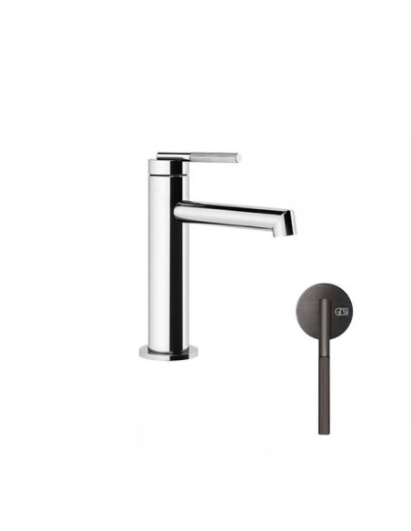 Miscelatore lavabo Gessi serie ingranaggio cod.63502 senza scarico con flessibile di collegamento - Kallea