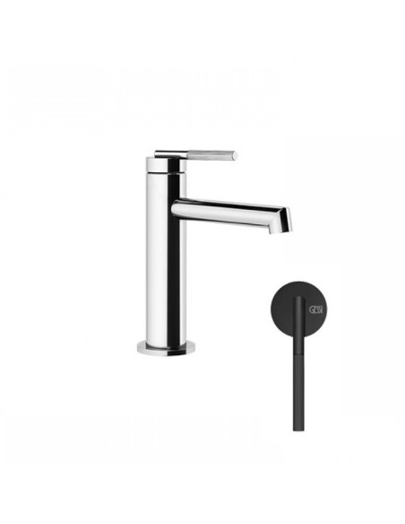 Miscelatore lavabo Gessi serie ingranaggio cod.63502 senza scarico con flessibile di collegamento - Kallea