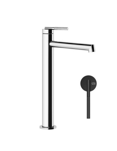 Miscelatore lavabo alto Gessi serie ingranaggio bocca lunga cod.63506 con flessibile di collegamento - Kallea