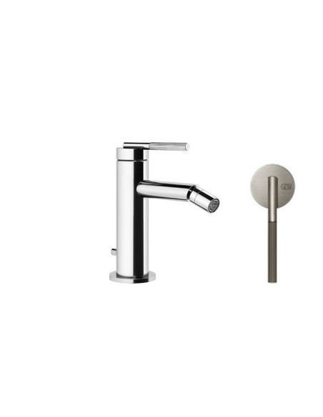 Miscelatore Gessi bidet serie Ingranaggio cod.63507 con scarico e flessibili di collegamento - Kallea