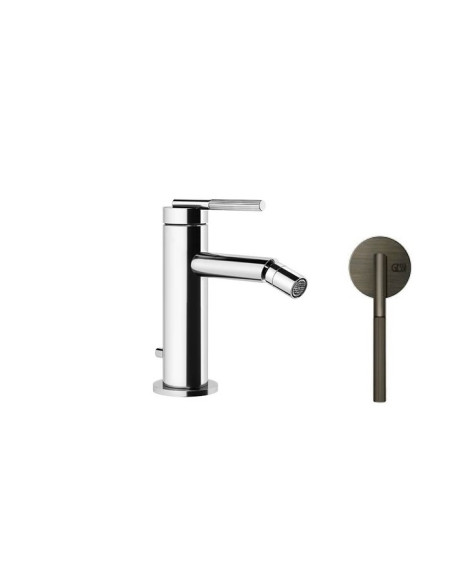 Miscelatore Gessi bidet serie Ingranaggio cod.63507 con scarico e flessibili di collegamento - Kallea