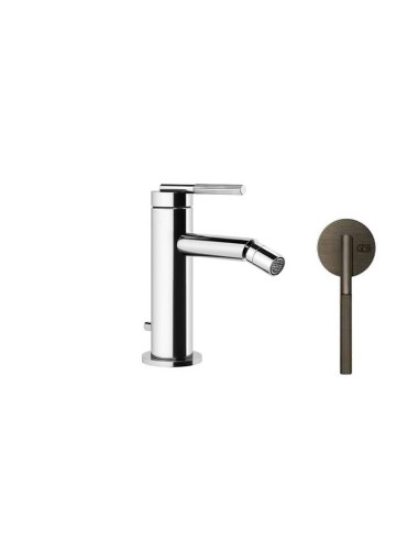 Miscelatore Gessi bidet serie Ingranaggio cod.63507 con scarico e flessibili di collegamento - Kallea