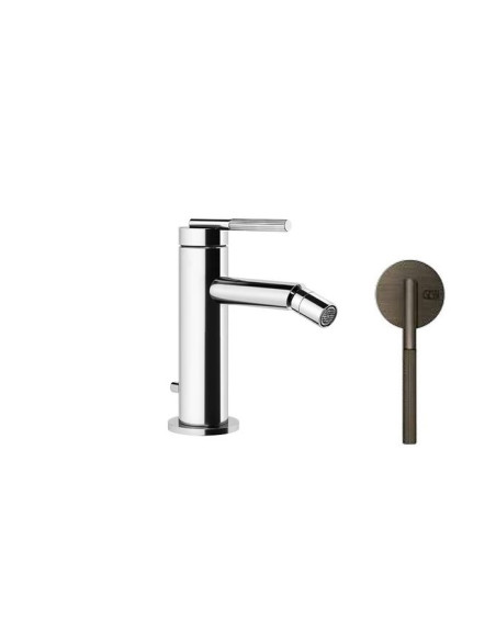 Miscelatore Gessi bidet serie Ingranaggio cod.63507 con scarico e flessibili di collegamento - Kallea