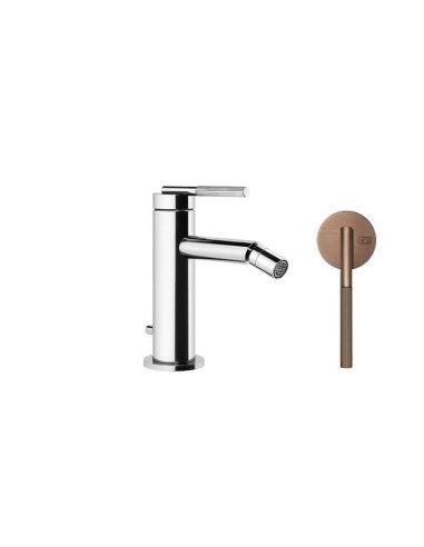Miscelatore Gessi bidet serie Ingranaggio cod.63507 con scarico e flessibili di collegamento - Kallea