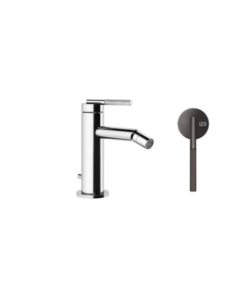 Miscelatore Gessi bidet serie Ingranaggio cod.63507 con scarico e flessibili di collegamento - Kallea