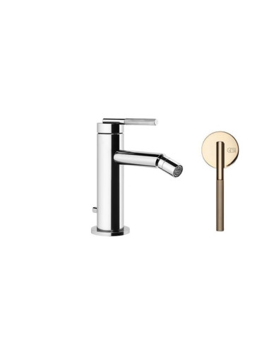 Miscelatore Gessi bidet serie Ingranaggio cod.63507 con scarico e flessibili di collegamento - Kallea