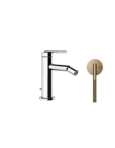 Miscelatore Gessi bidet serie Ingranaggio cod.63507 con scarico e flessibili di collegamento - Kallea