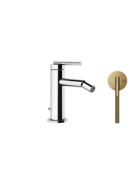 Miscelatore Gessi bidet serie Ingranaggio cod.63507 con scarico e flessibili di collegamento - Kallea