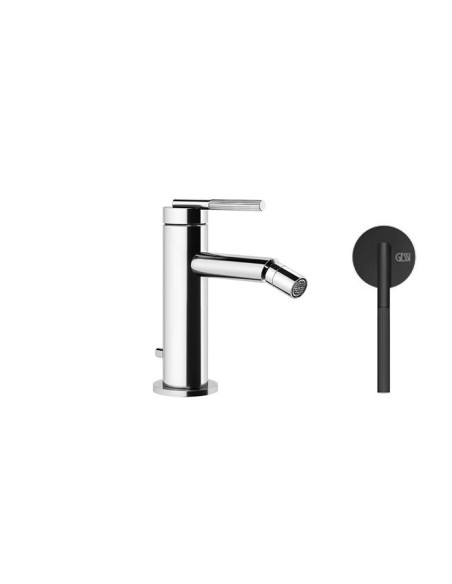 Miscelatore Gessi bidet serie Ingranaggio cod.63507 con scarico e flessibili di collegamento - Kallea