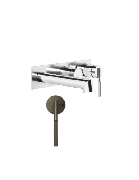 Miscelatore a parete vasca Gessi serie Ingranaggio cod.63541-54139 con parte incasso 2 vie - Kallea
