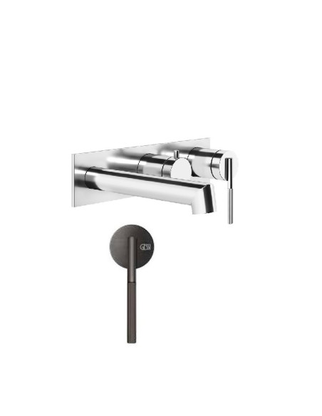Miscelatore a parete vasca Gessi serie Ingranaggio cod.63541-54139 con parte incasso 2 vie - Kallea