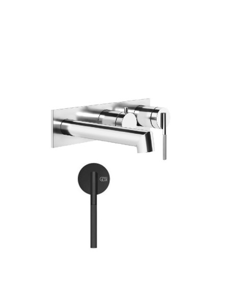 Miscelatore a parete vasca Gessi serie Ingranaggio cod.63541-54139 con parte incasso 2 vie - Kallea
