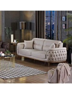 Divano Astoria 240 3 posti beige - Kallea 2