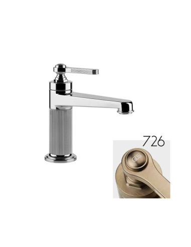 Miscelatore lavabo Gessi serie Venti20 cod.65001 con scarico e flessibili di collegamento - Kallea