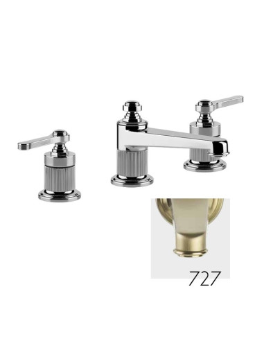 Miscelatore medio Lavabo Gessi serie Venti20 3 fori cod.65014 Medio con flessibili di collegamento - Kallea