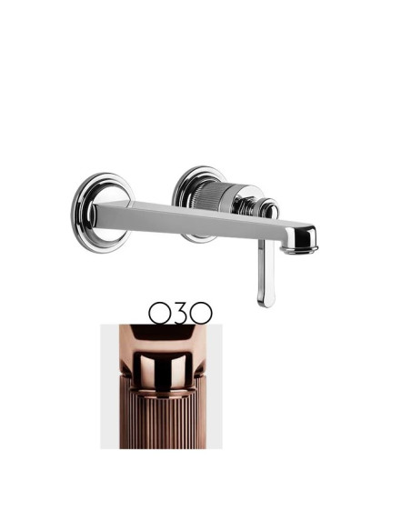 Miscelatore Gessi a incasso per lavabo canna media serie Venti20 cod.65089 esterna cod:63397 parte incasso senza scarico - Ka...