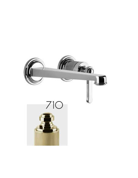 Miscelatore Gessi a incasso per lavabo canna media serie Venti20 cod.65089 esterna cod:63397 parte incasso senza scarico - Ka...