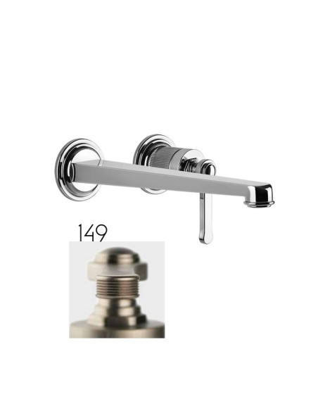 Miscelatore Gessi a incasso per lavabo canna lunga serie Venti20 cod.65088 esterna cod:63397 parte incasso senza scarico - Ka...