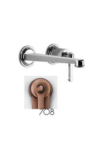 Miscelatore Gessi a incasso per lavabo canna lunga serie Venti20 cod.65088 esterna cod:63397 parte incasso senza scarico - Ka...