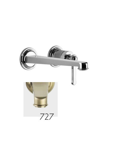Miscelatore Gessi a incasso per lavabo canna lunga serie Venti20 cod.65088 esterna cod:63397 parte incasso senza scarico - Ka...