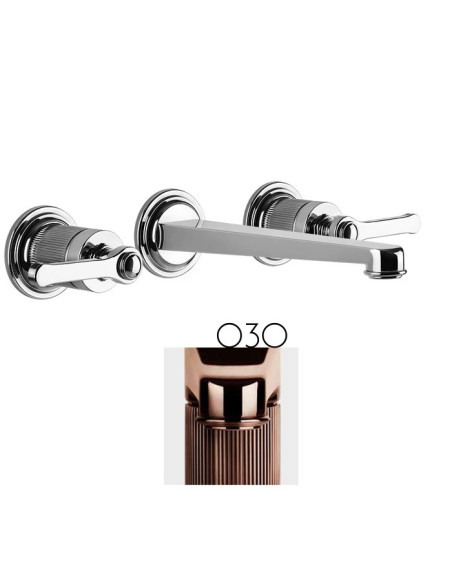 Gruppo Lavabo a parete Gessi serie Venti20 cod.65091 parte esterna cod.45089 parte incasso senza scarico - Kallea