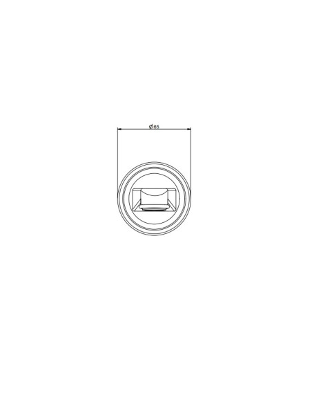 Bocca lavabo parete lunga Di Gessi serie Venti20 cod.65101 - Kallea