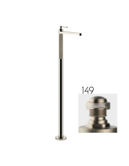 Miscelatore lavabo da terra Gessi serie Venti20 esterna cod.65095 incasso cod.46189 - Kallea