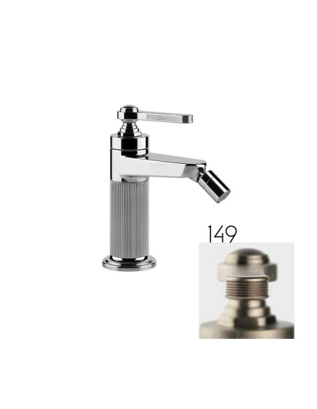 Miscelatore Gessi bidet serie Venti20 cod.65007 con scarico e flessibili di collegamento - Kallea