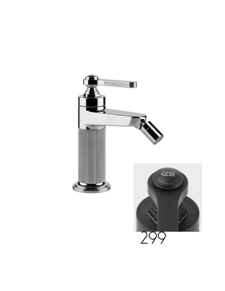 Miscelatore Gessi bidet serie Venti20 cod.65007 con scarico e flessibili di collegamento - Kallea