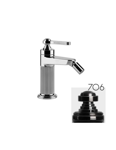 Miscelatore Gessi bidet serie Venti20 cod.65007 con scarico e flessibili di collegamento - Kallea
