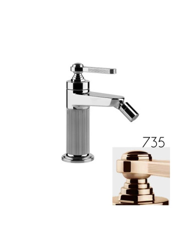 Miscelatore Gessi bidet serie Venti20 cod.65007 con scarico e flessibili di collegamento - Kallea